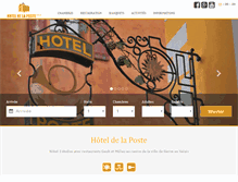 Tablet Screenshot of hotel-sierre.ch
